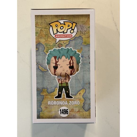 Funko Pop! One Piece Roronoa Zoro #1496 Hot Topic Exclusive #2 - Picture 4 of 7